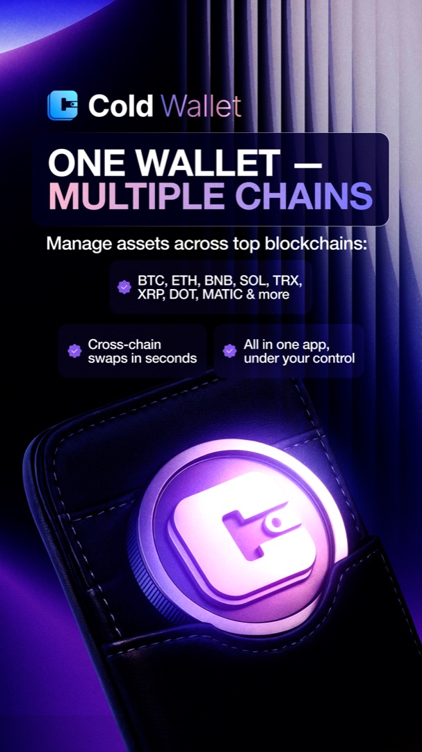 Cold Wallet — Соцмережі · crypto